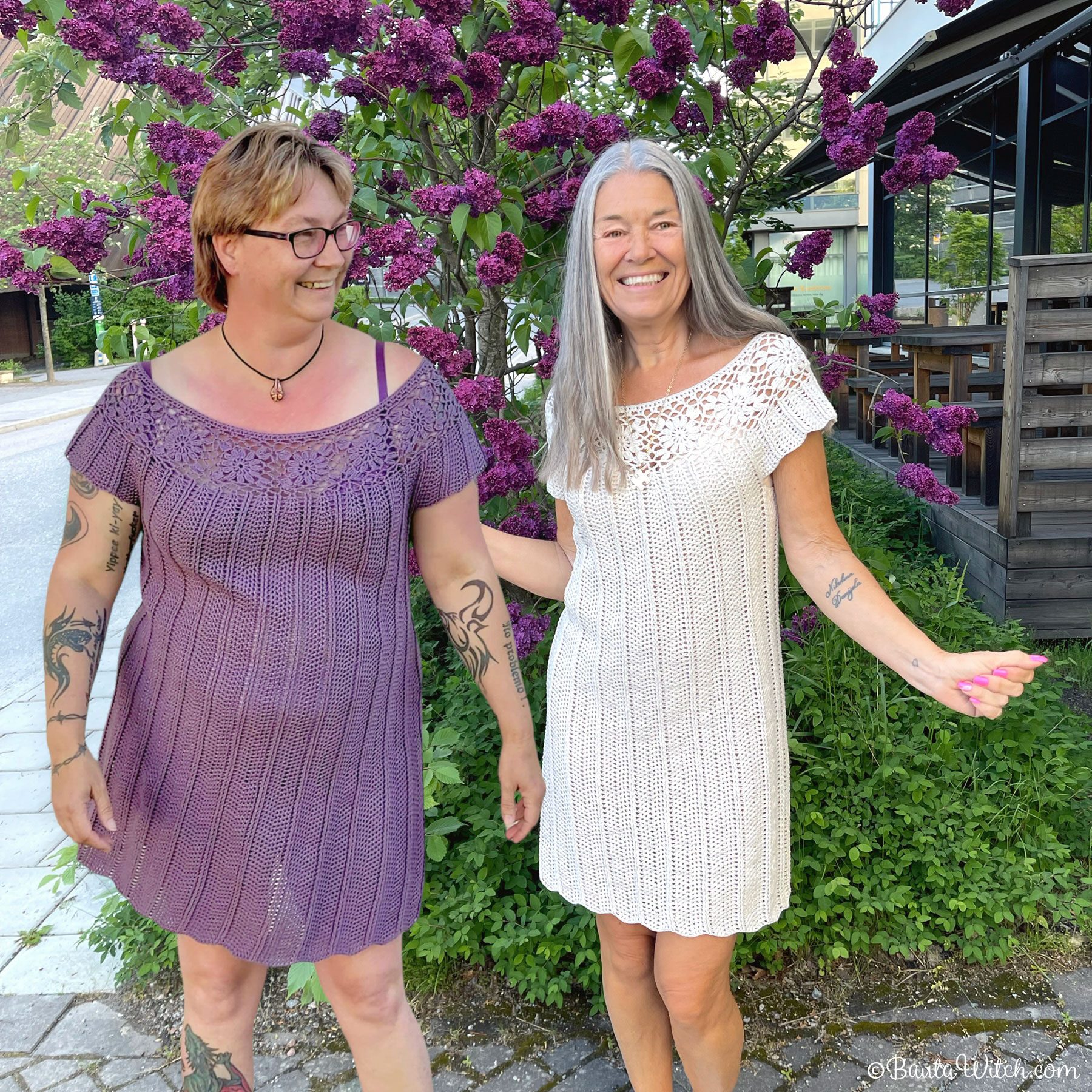 Garnpaket till Singoallaklänning, S/M - 4