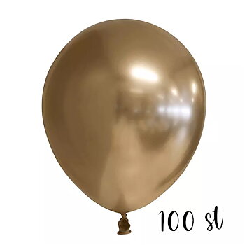 Ballonger Chrome | Storpack | 100 st | Guld