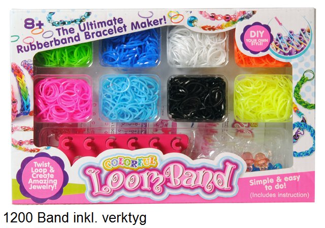 Loomband set 1000st