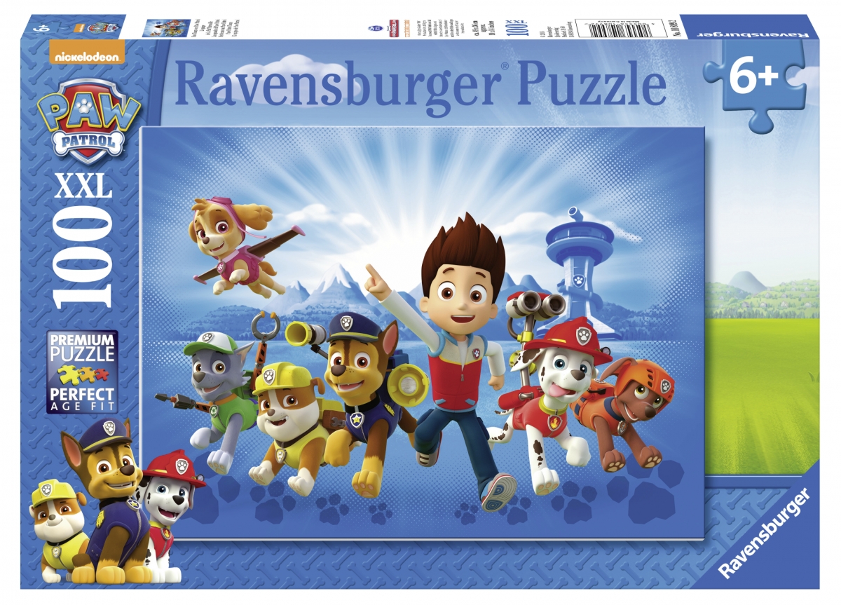 Paw patrol team 100 Bitar XXL Ravensburger Bitar  - 2