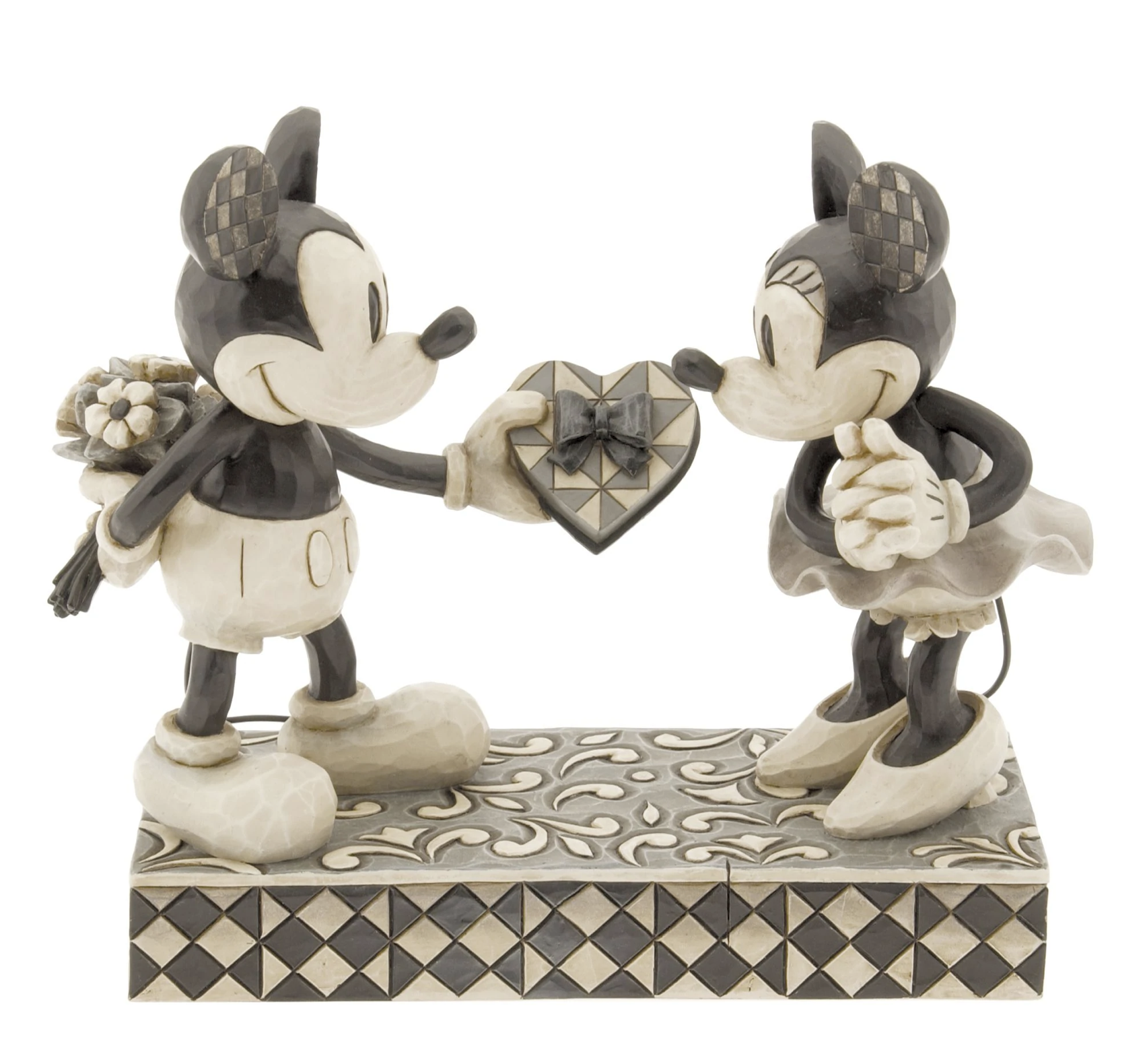 Jim Shore Figurin - Real sweetheart - Mickey & Minnie