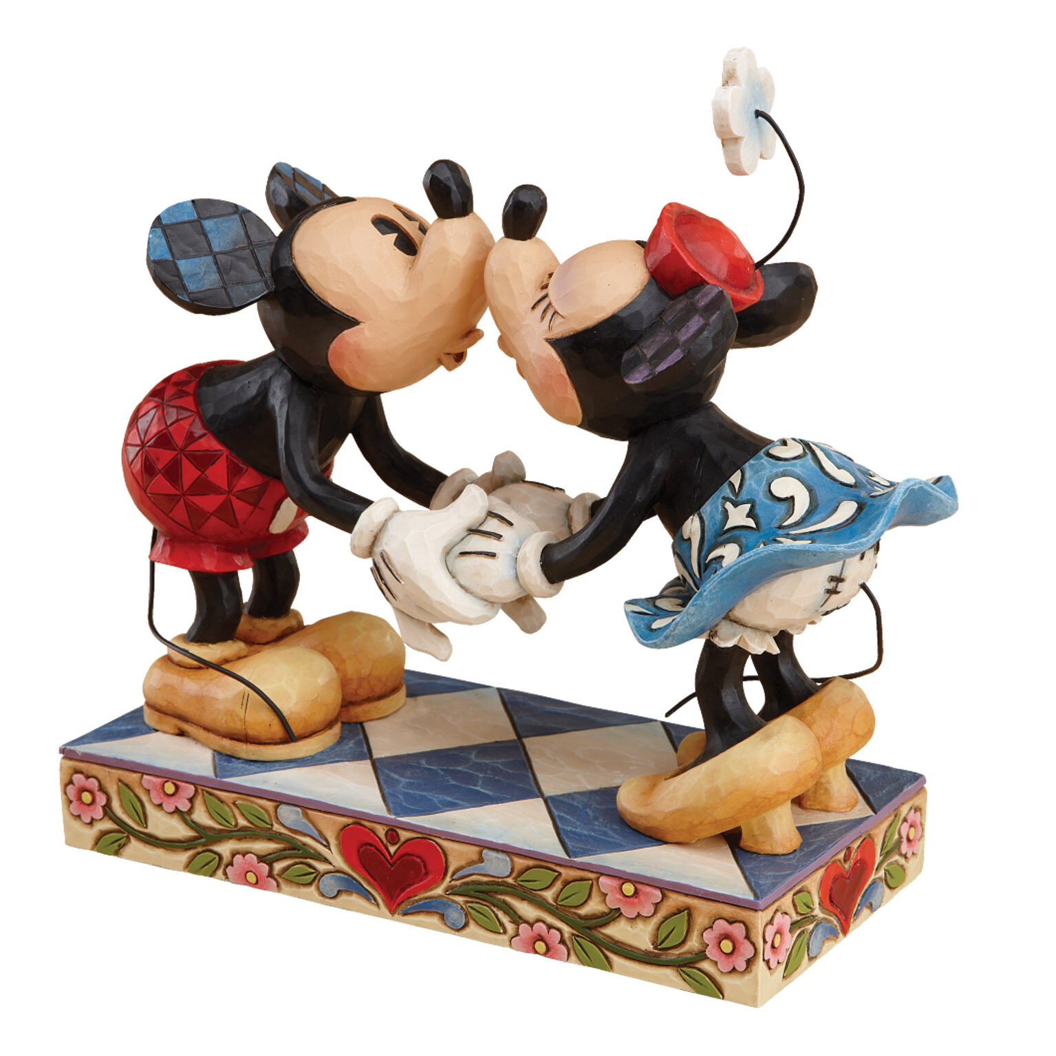 Jim Shore Figurin - Smooch For My Sweetie  - Mickey & Minnie