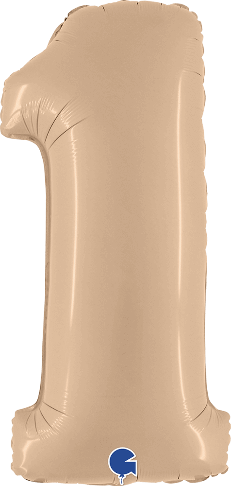 Sifferballong siffra 1 Nude 