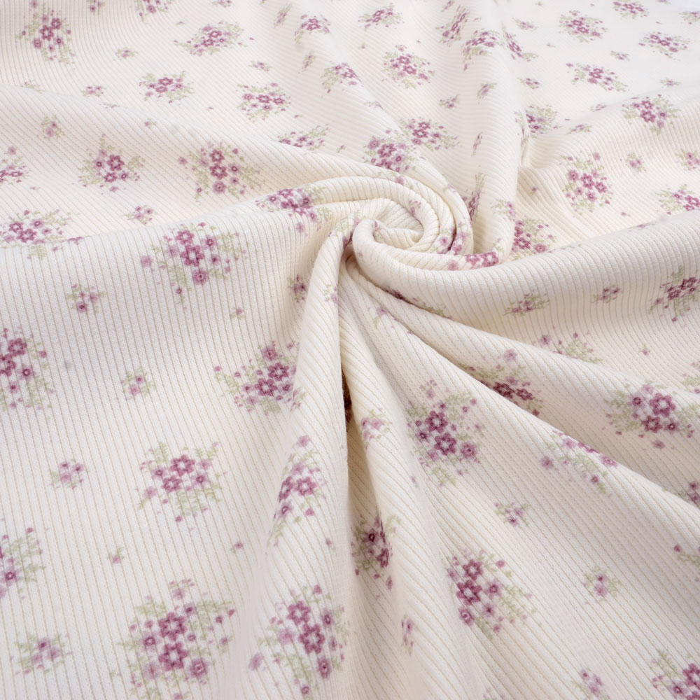 MINI FLOWERS RIBBAD - PLUM - 3