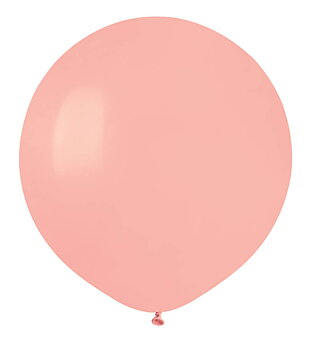 Mellanstora ballonger Babyrosa 48 cm
