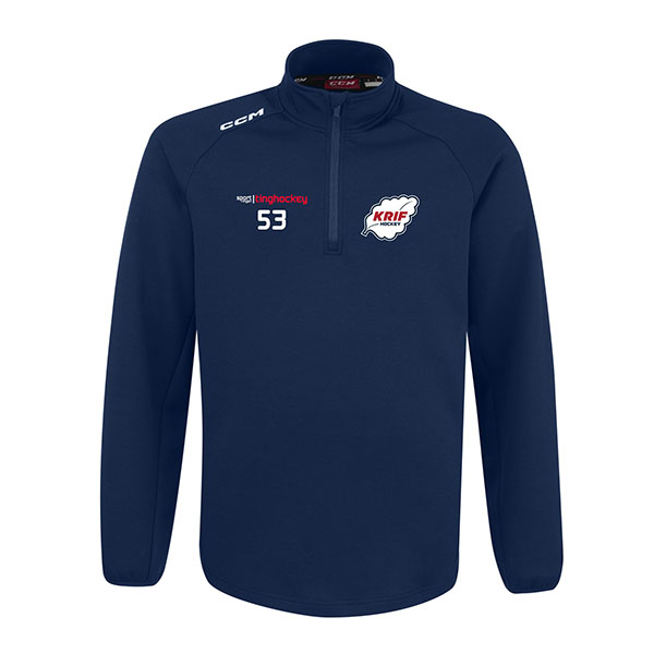 CCM Locker Room 1/4 Zip Top Jr KRIF Hockey
