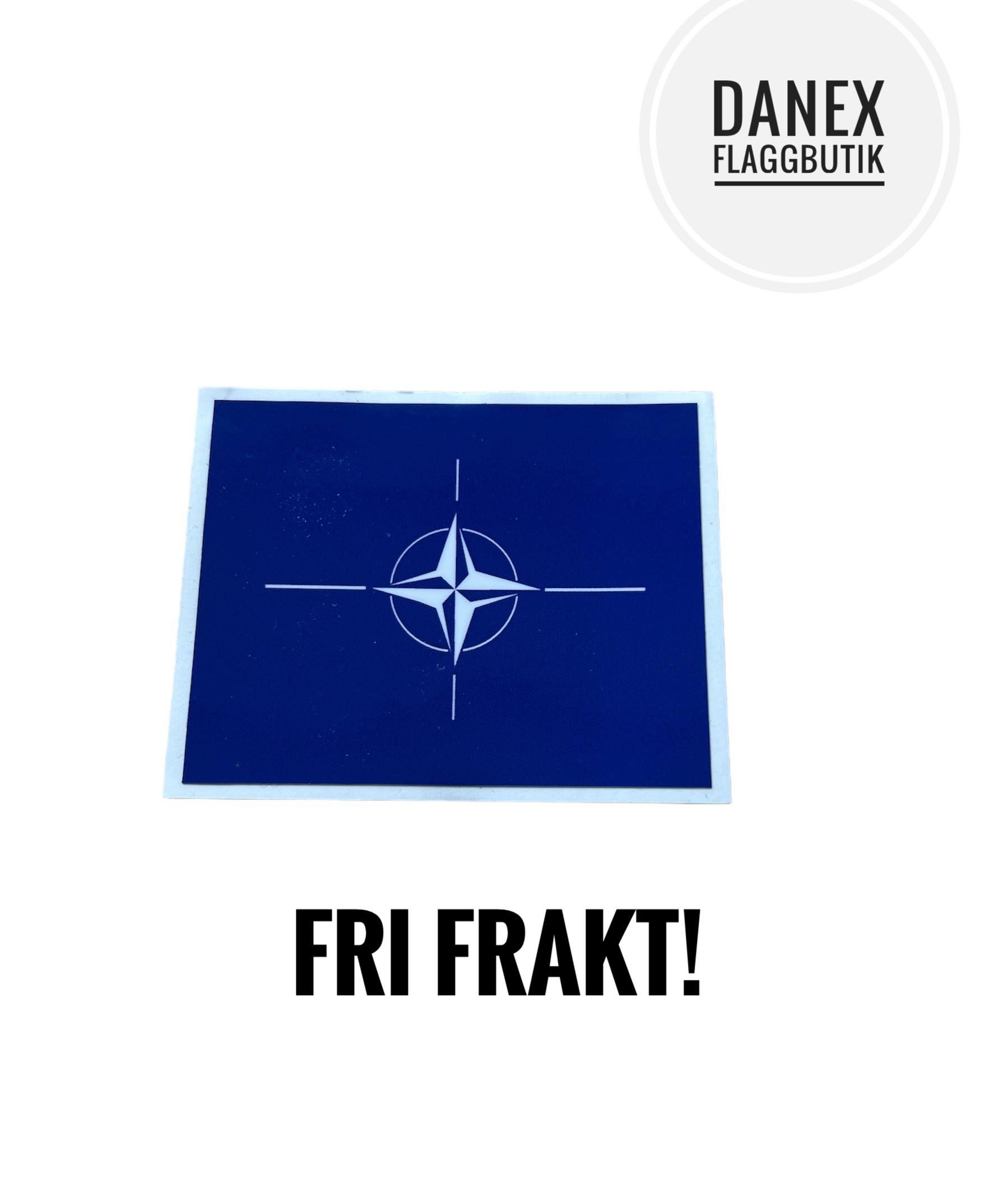 NATO klistermärke - Utan text 