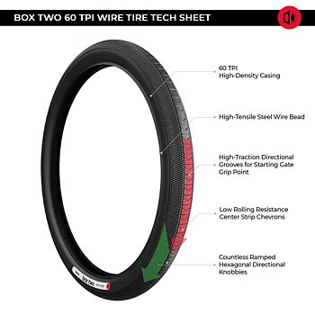 BOX TWO 60 TPI 29X2.35" WIRE BEAD TIRE