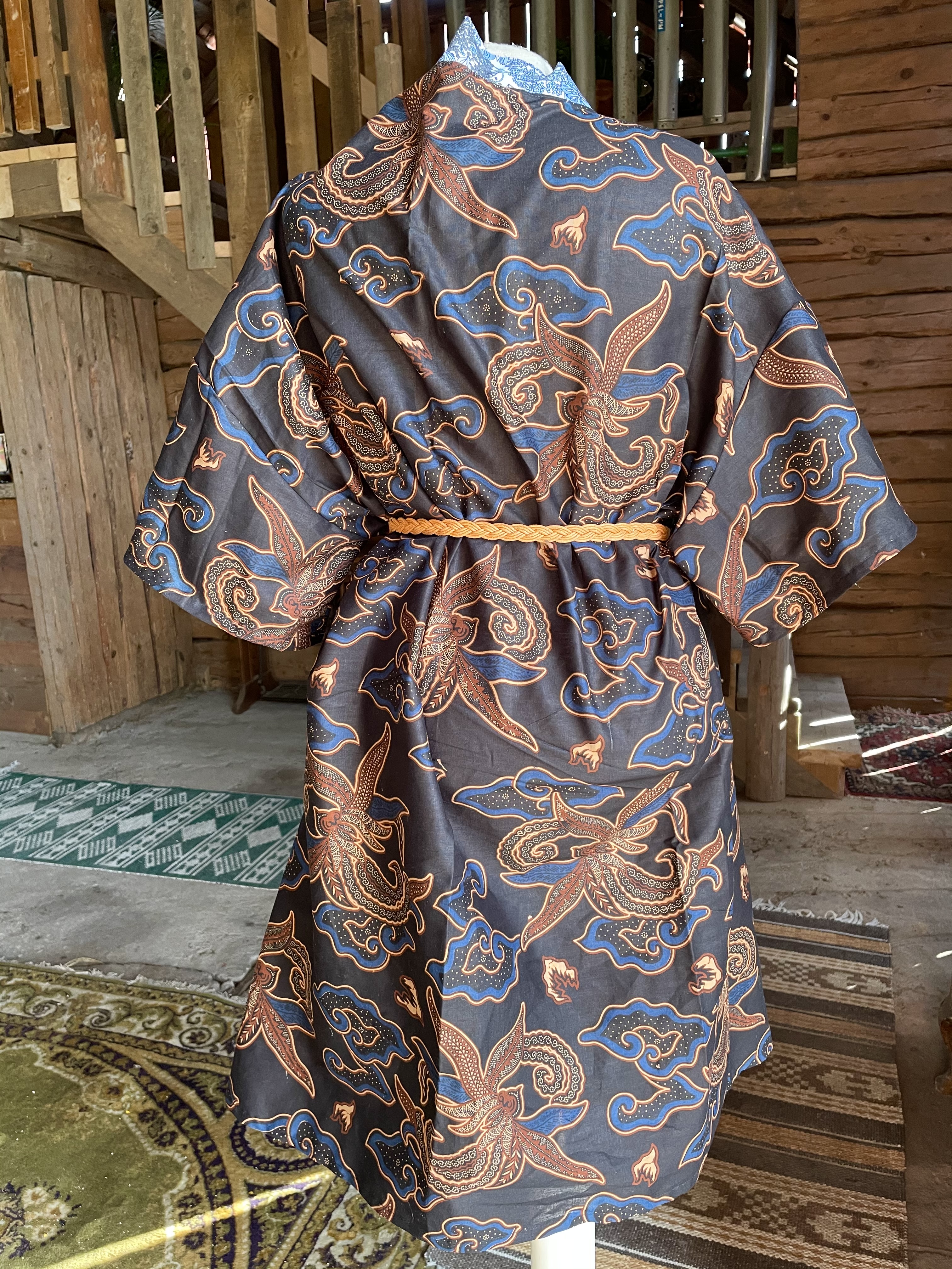 kimono Blue flower  - 5