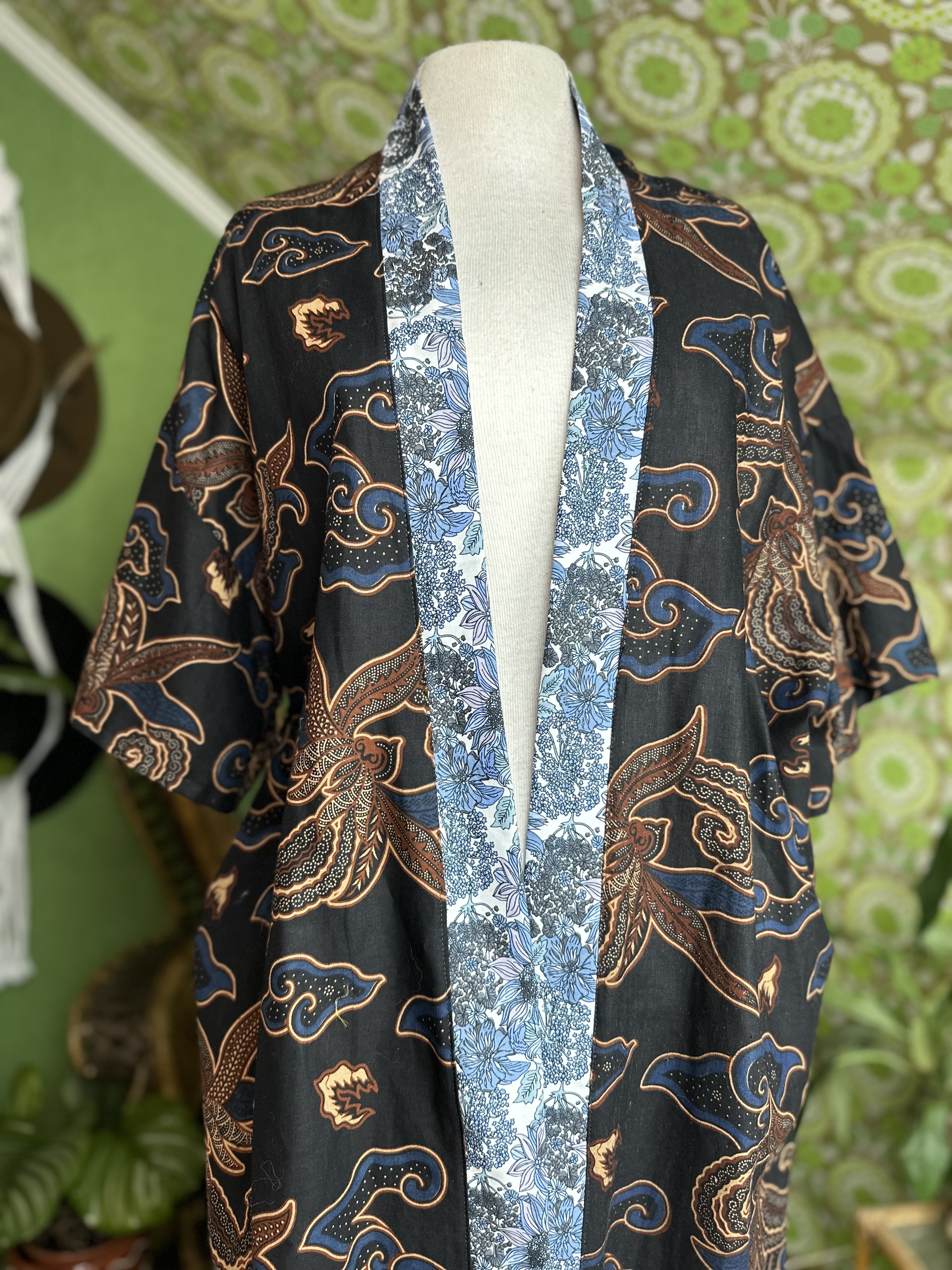 kimono Blue flower  - 8