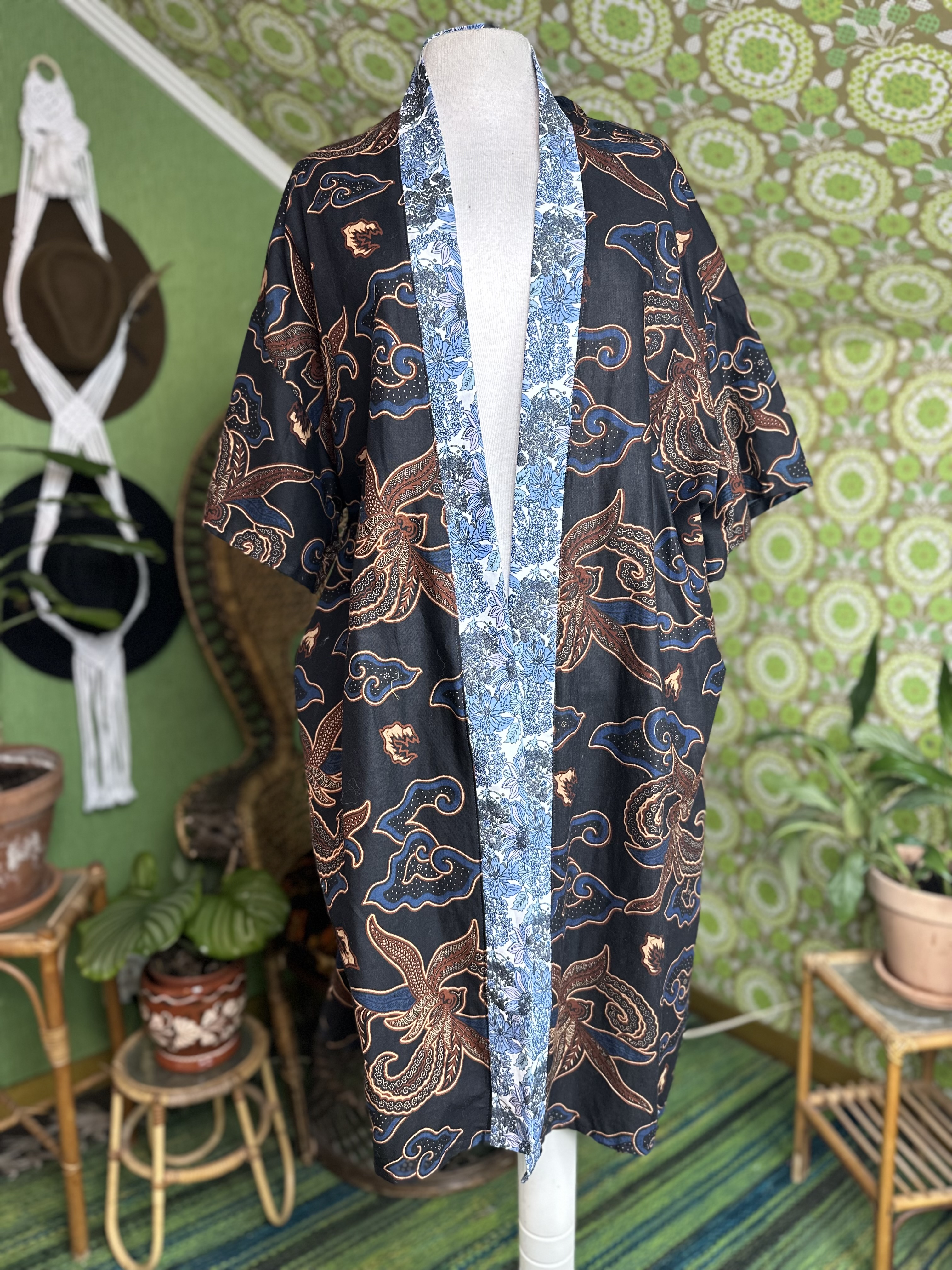 kimono Blue flower 