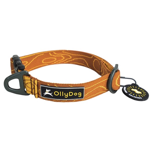 OllyDog Flagstaff Hundhalsband- Blaze Bark (S)