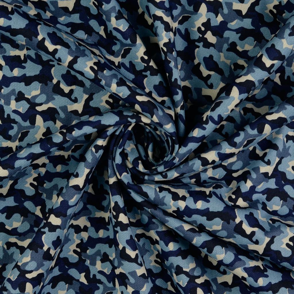 Camouflage Twill Blå
