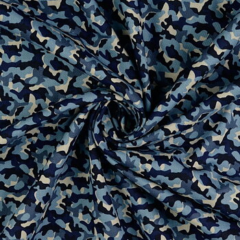 Camouflage Twill Blå