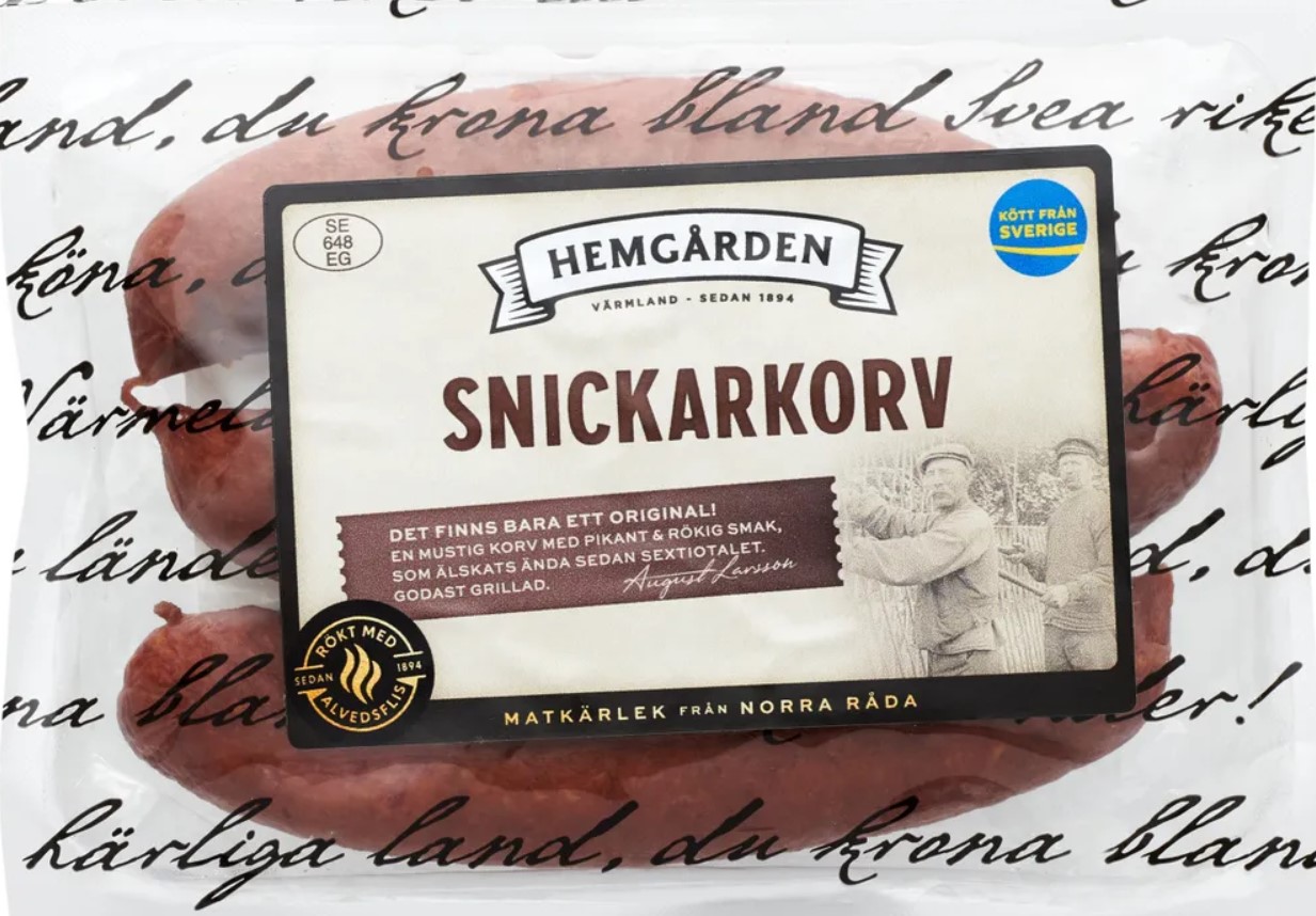Hemgården Snickarkorv 300 g x 12st