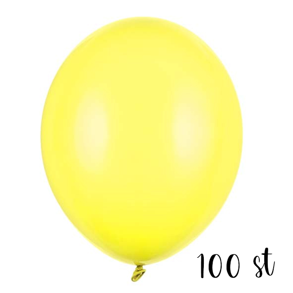 Ballonger pastell | Storpack | 100 st | Gul