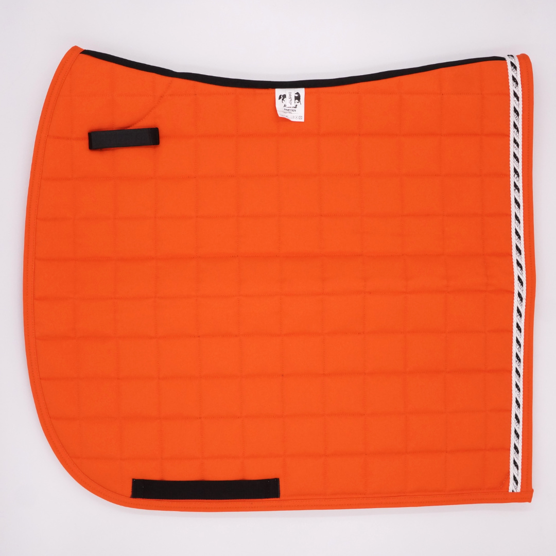 Dressyrschabrak Orange D4, pärlemor/3svartsilver - 3