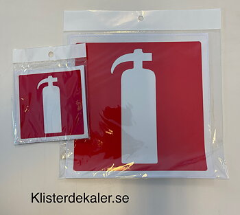Dekal brandsläckare