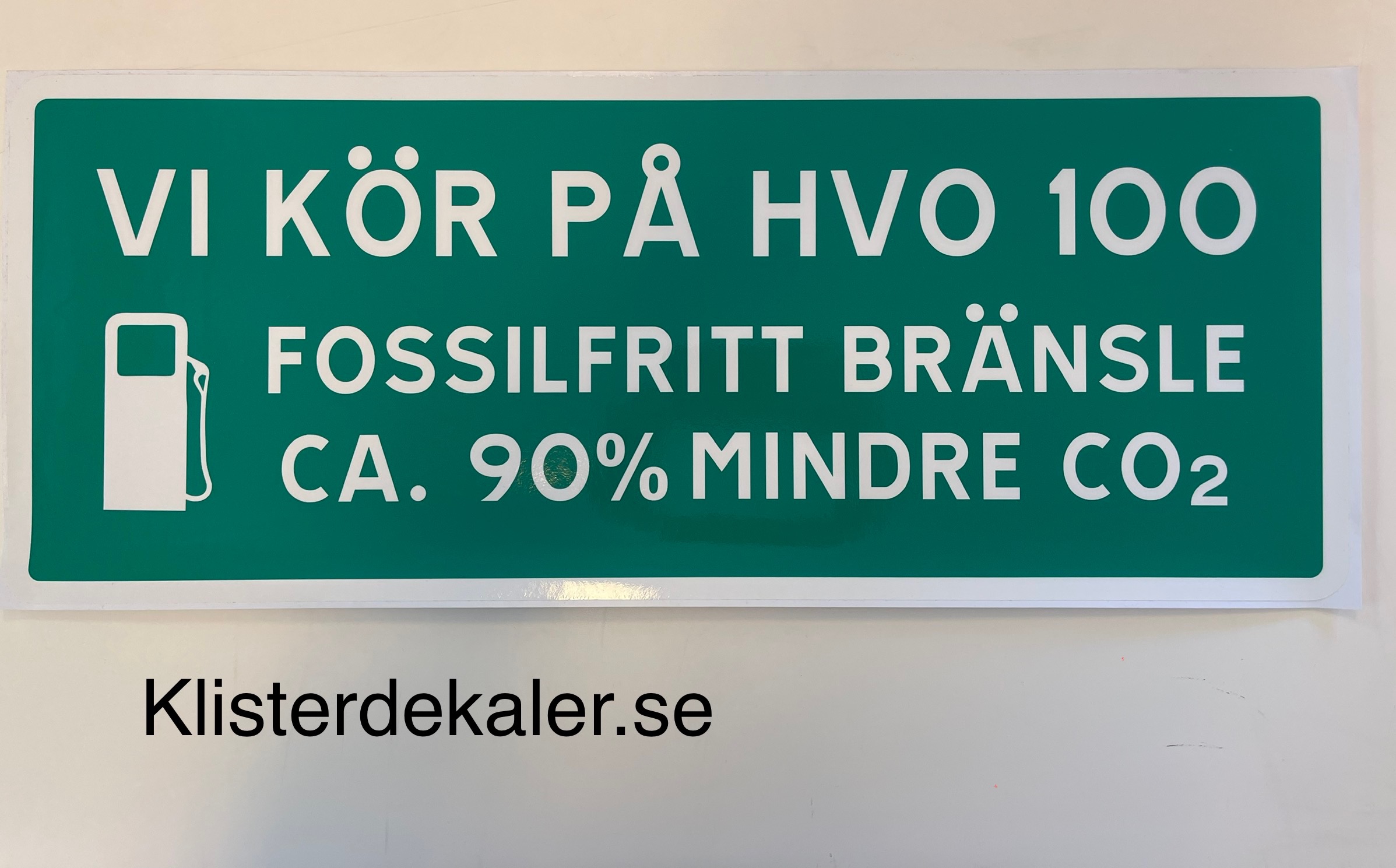 Dekal Vi kör på HVO 100