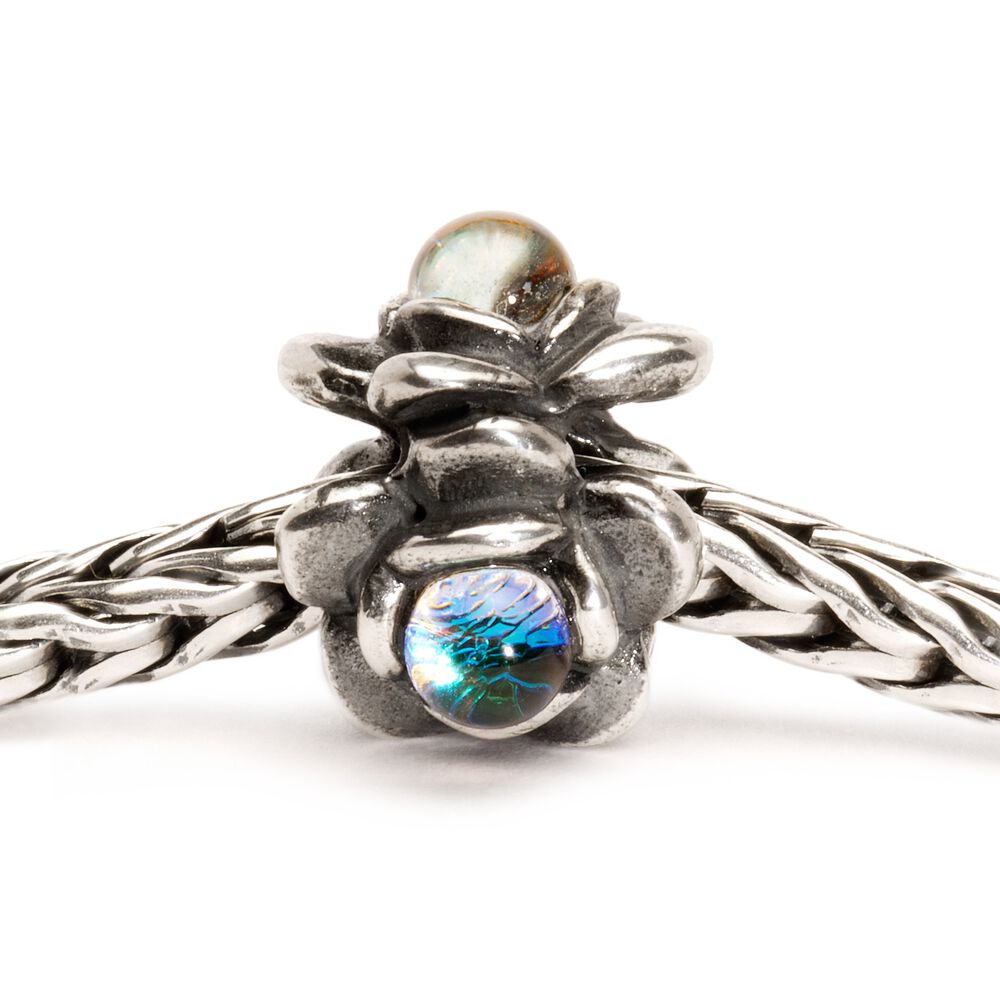 Trollbeads Three Flowers silverkula 