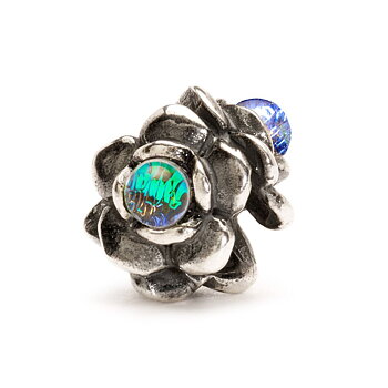 Trollbeads Three Flowers silverkula 