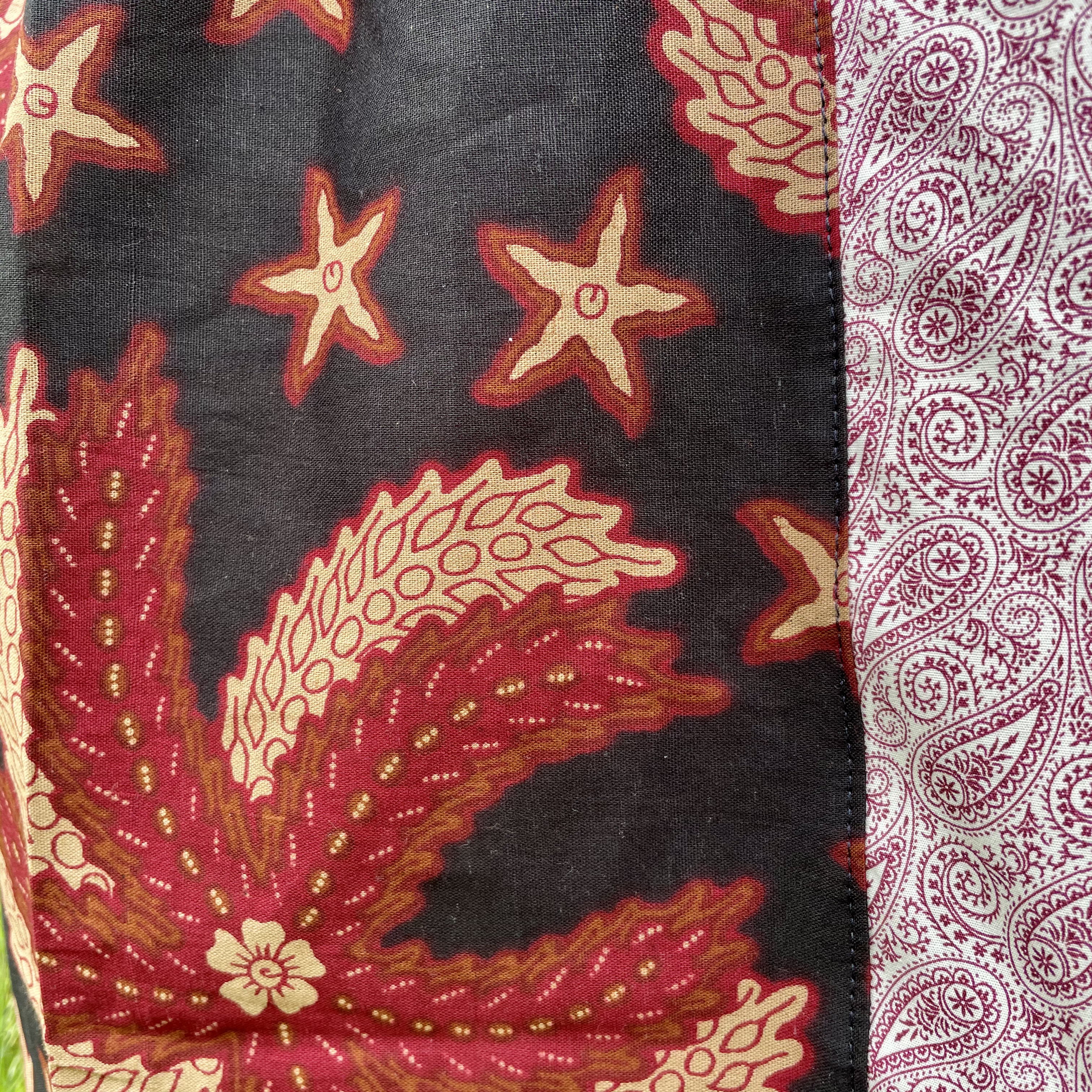 kimono burgundy feather  - 9