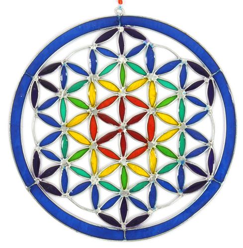 Livets Blomma Solfångare - 18cm ∅  - Fairtrade