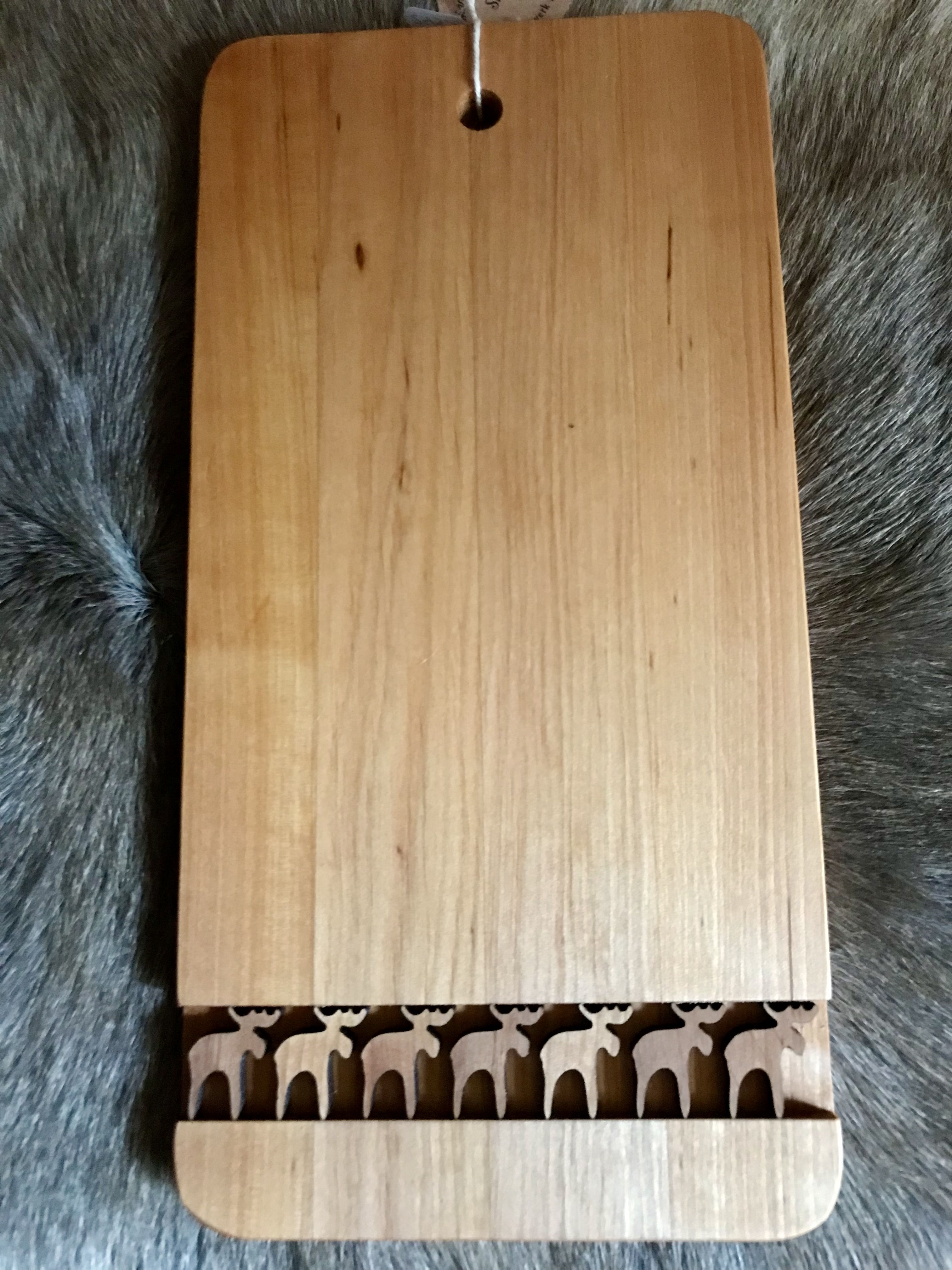 Holzbrett Elch