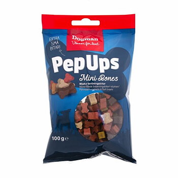 Dogman PepUps Mini Bones 100g