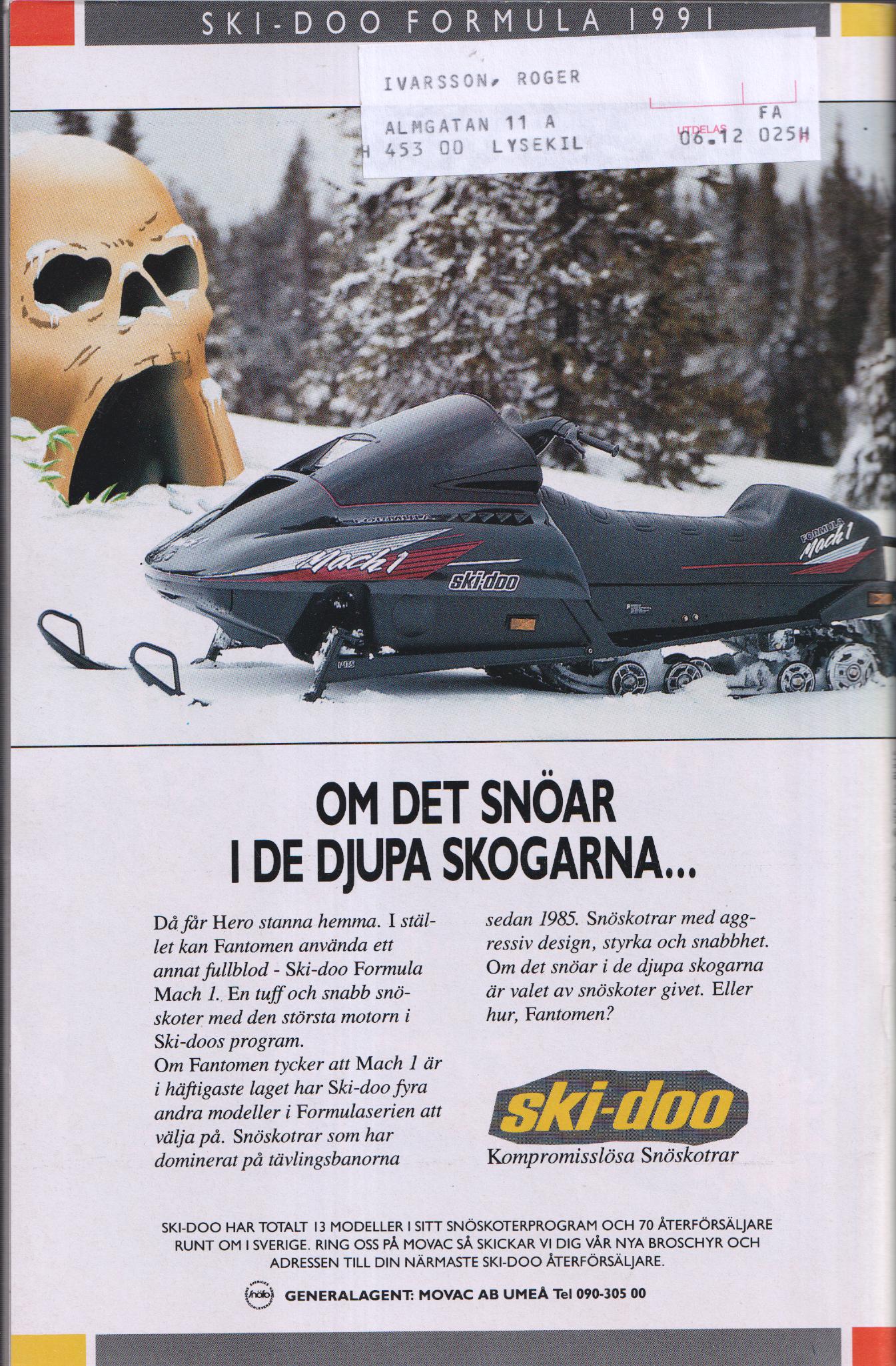 Fantomen nr 25 1990, begagnad - 2