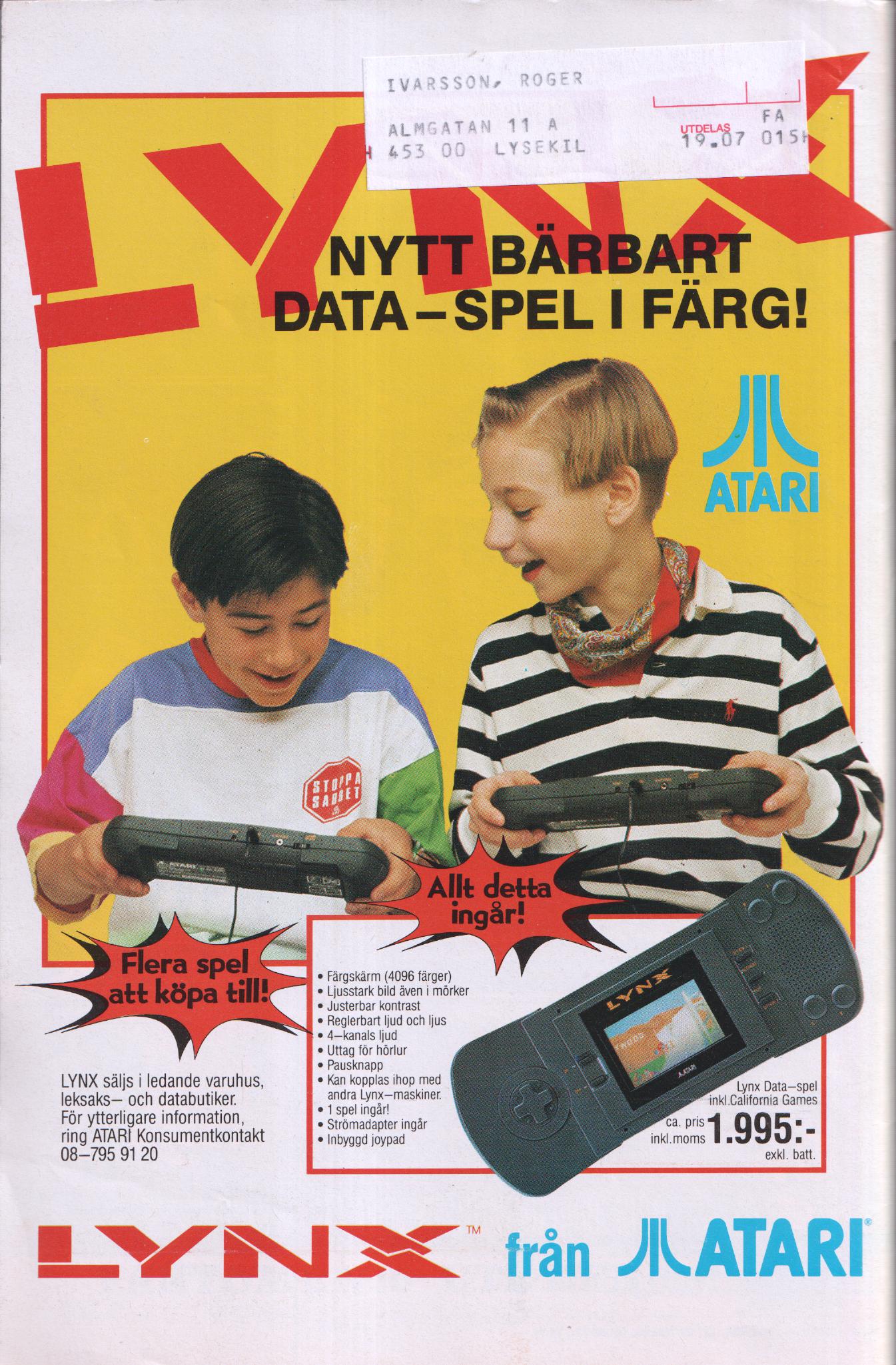 Fantomen nr 15 1990, begagnad, Affisch! - 2