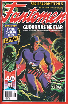 Fantomen nr 15 1990, begagnad, Affisch!