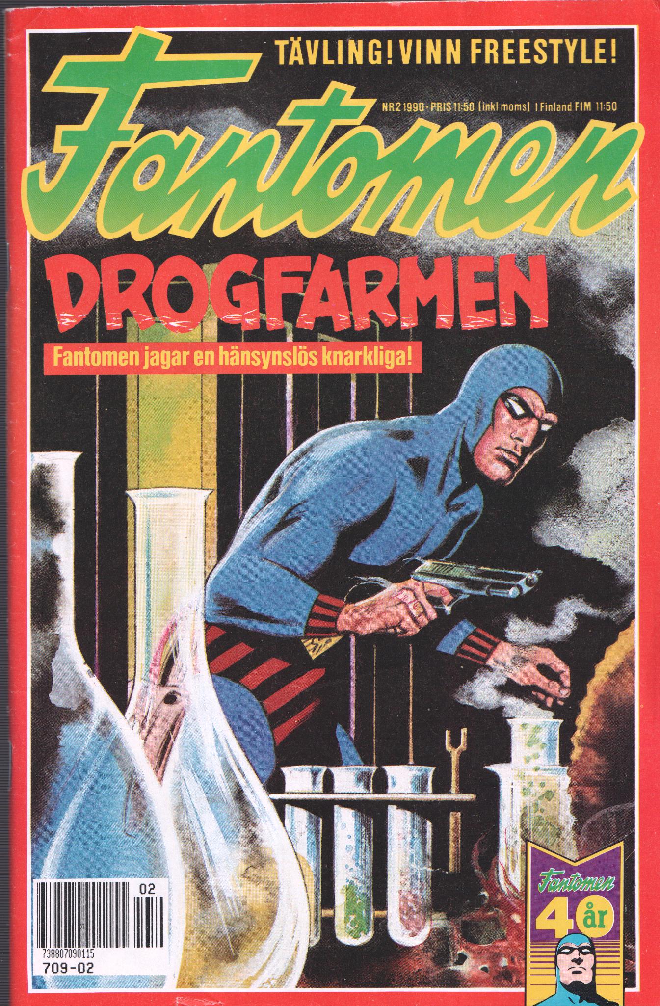 Fantomen nr 2 1990, begagnad