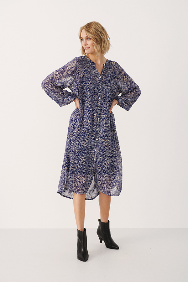 Part Two - Oliva Dress Blueprint Blurred - 5