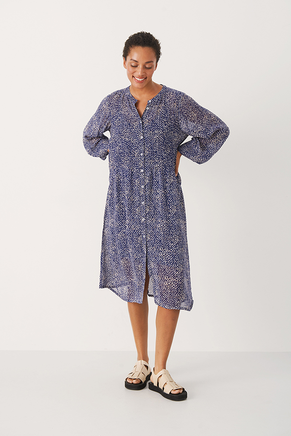 Part Two - Oliva Dress Blueprint Blurred - 7