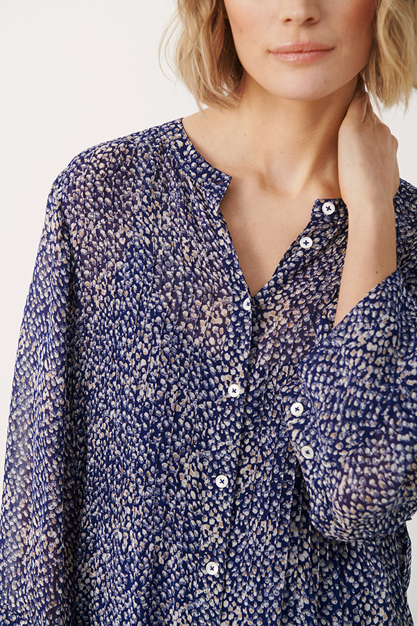 Part Two - Oliva Dress Blueprint Blurred - 3