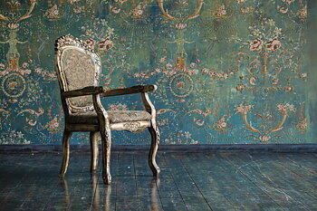 IOD Paint Inlay Chateau, en unik dekor i klassisk stil som för tankarna till slott och väggmålningar