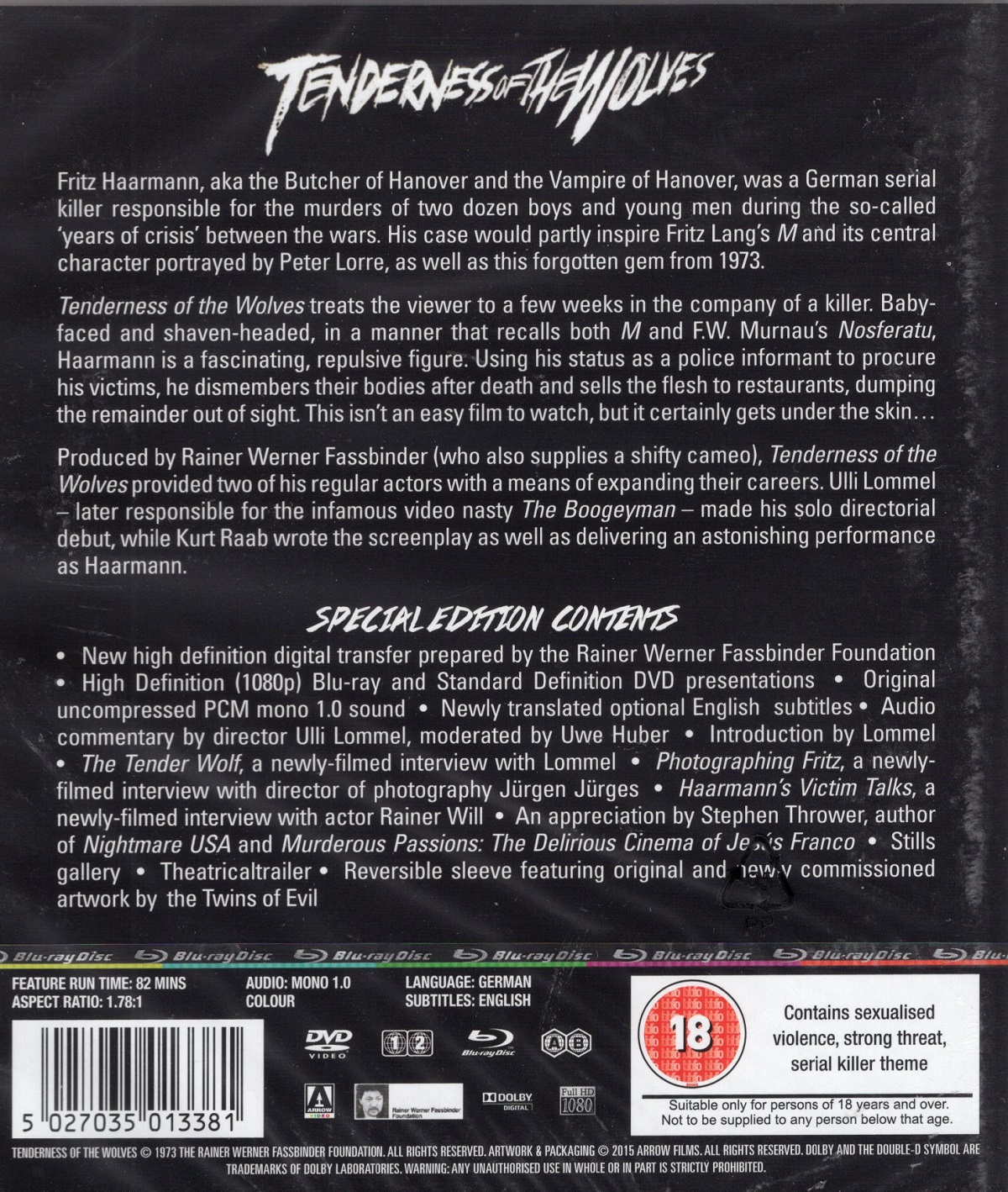 Tenderness of the Wolves (ej svensk text) (Blu-ray + DVD) - 2