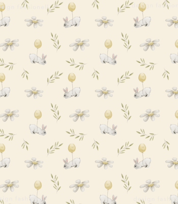 Wrapping paper - Rabbit Yellow