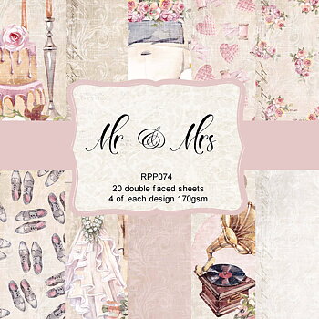 Paperpack Mr & Mrs Collection pack 6x6