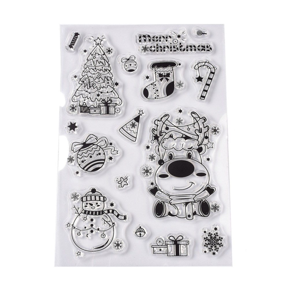 Silicone stamps, clearstamps Christmas