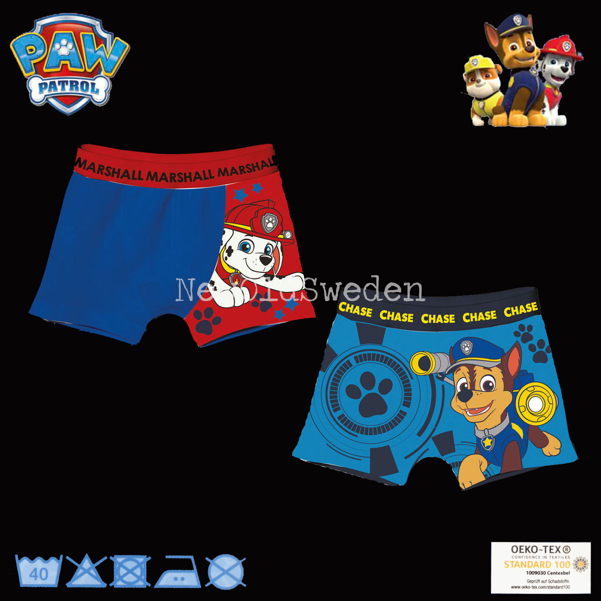 Boxer 2-pack PAW PATROL Original Stl. 92/98 cl - 2300