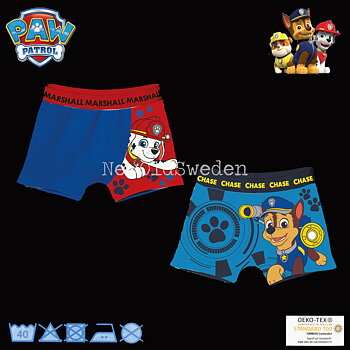 Boxer 2-pack PAW PATROL Original Stl. 104/110 cl - 2300