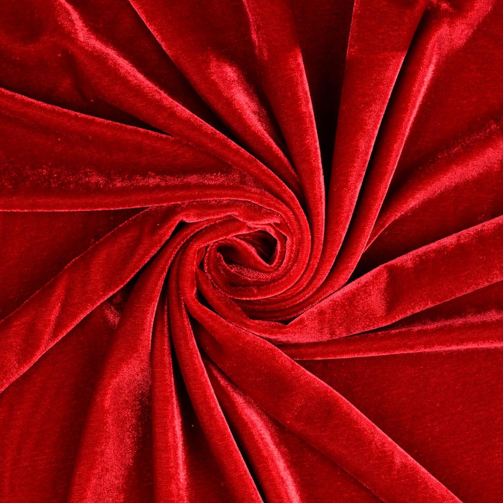 Stretch Sammet Enfärgad - 4