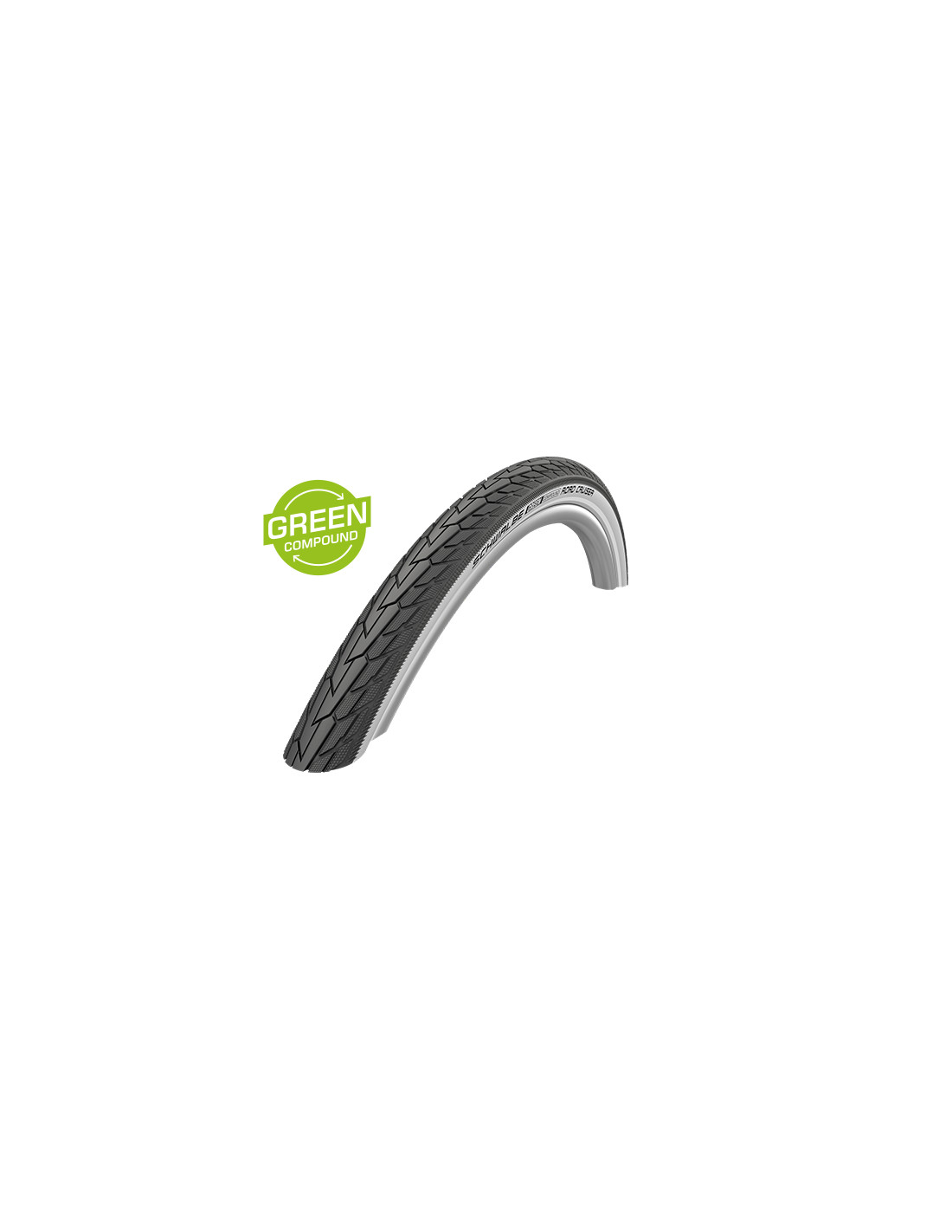 Däck Schwalbe Road Cruiser 42-622 Svart/Vit