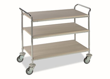 Table clearing trolley Hira  with 3 shelf