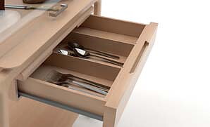 Table clearing trolley Arianna S  with 2 shelf