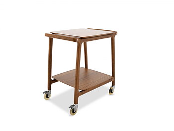 Table clearing trolley Arianna S  with 2 shelf