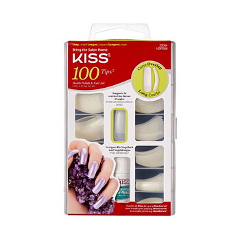 100 pack lösnaglar curve overlap tippar.