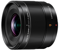 Panasonic  Leica DG Summilux 9mm F/1.7